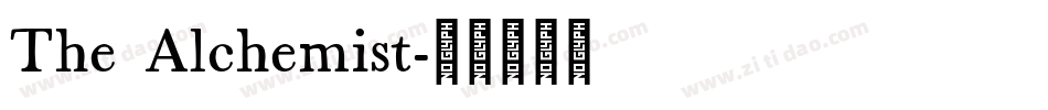 The Alchemist字体转换